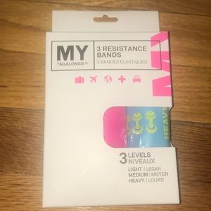 New MyTagaolongs Set of 3 Resistance Bands